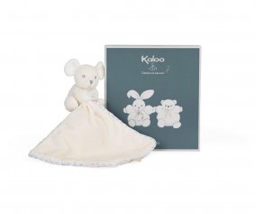 Doudou Souris Crme Personnalisable