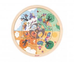 Reversible Circular Observation Puzzle Garden