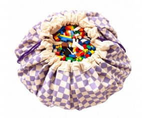 Sac Rversible Play & Go Vichy Purple