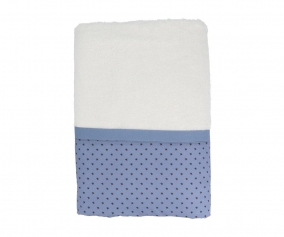 Bath Towel Mini Star Blue Personalised