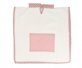 Poncho Rosa Mini Star Personalizvel