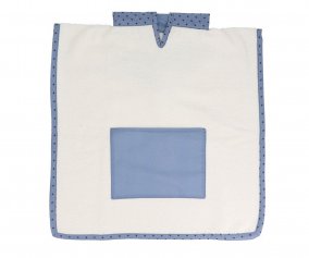 Poncho Azul Mini Star Personalizvel