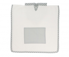 Poncho Cinza Mini Star Personalizvel
