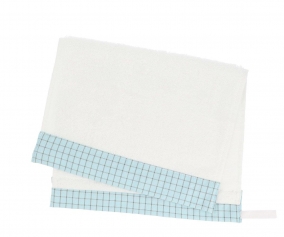 Asciugamano Asilo Personalizzabile Nordic Check Blue