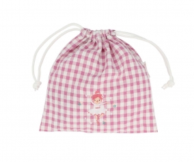 Sacca Merenda Vichy Ballet Personalizzabile