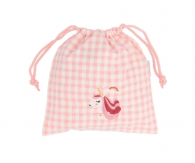 Sacca Merenda Vichy Magical Unicorn Personalizzabile