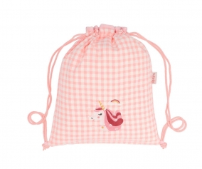 Vichy Check Sack Backpack Magical Unicorn Personalised