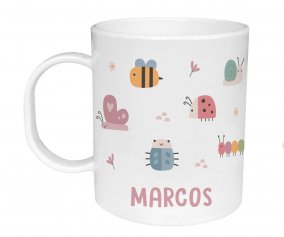 Customized Plastic Mug Bugs