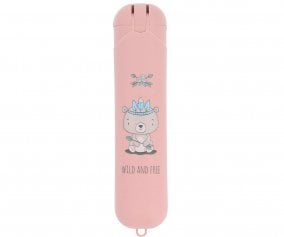 Amoray Pink Baby Bottle Cleaner
