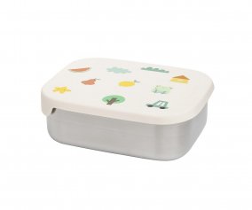 Caja de Almuerzo Acero con Separador Extrable Tiny Bits