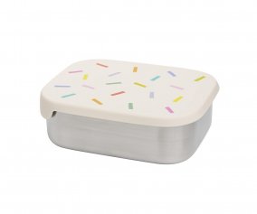 Caja de Almuerzo Acero con Separador Extrable Confetti