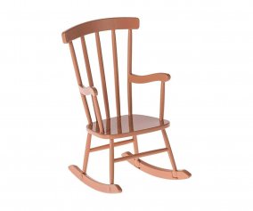 Sedia a Dondolo Maileg Miniatura Dark Powder