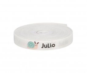 tiquettes Personnalises sur Ruban Thermocollant Escargot