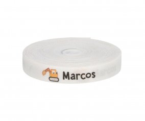 tiquettes Personnalises sur Ruban Thermocollant Excavatrice