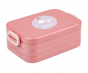 Lancheira Bento Nordic Personalizada Mauve Ballet
