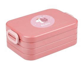 Lancheira Bento Nordic Mauve Personalizada Magical Unicorn