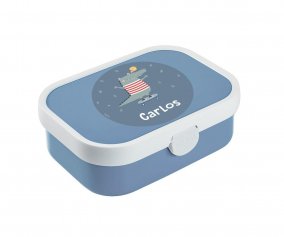 Lancheira Midi Campus Personalizada Croc Azul Pastel