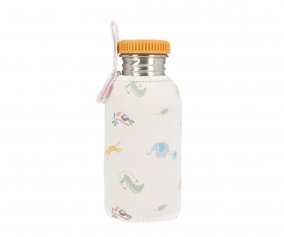 Steel Bottle with Personalised Savannah Case 500ml
