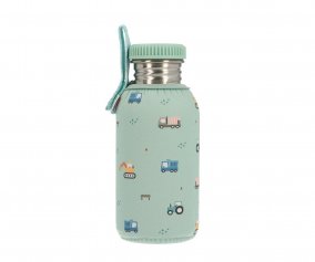 Steel Bottle with Personalised Trucks Sleeve 500ml