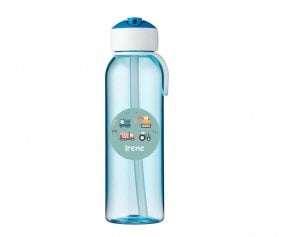 Garrafa Campus Flip-Up Personalizados Azul 500 ml