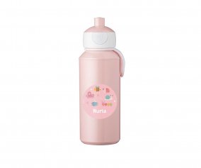 Customized Campus Pop-Up Bottle Tutete Pink 400ml Bugs