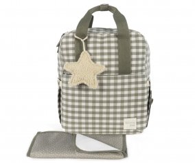 Sac  Dos pour Poussette Caetana Stone Personnalisable