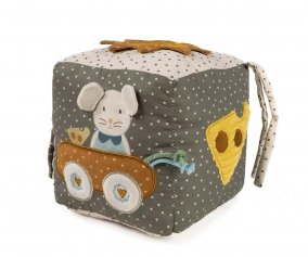 Cube Souple d'Activits Hochet Poppy