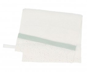 Asciugamano Asilo Personalizzabile Rainbow Dots Verde