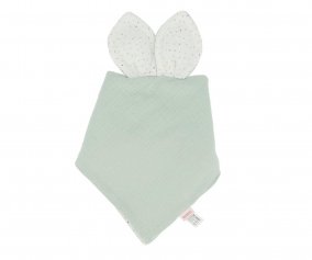 Doudou Rainbow Dots Verde Personalizable