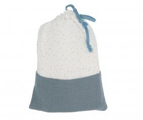 Bag for Swimsuit Rainbow Dots Blue