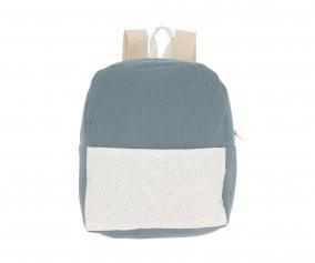 Mochila Rainbow Dots Azul Personalizable