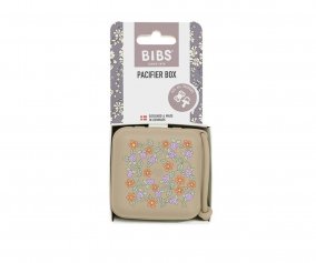 BIBS Liberty Pacifier Holder Strawberries and Cream Vanilla