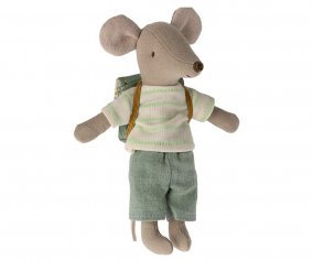 Topino Scuola Mouse Big Brother con Zainetto Verde
