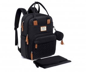 Mochila para Silla de Paseo Todo en Uno Negra