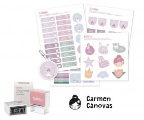 Set Ballet Personalizzato Timbro + Combi Termoadesive + Adesive