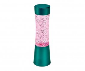 Lampada Sensoriale Glitterata con Luce Verde