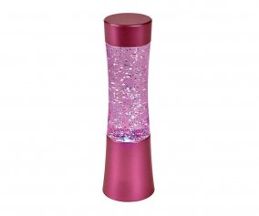 Lampada Sensoriale Glitterata con Luce Fucsia
