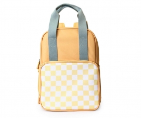 Mochila Scout Stripes Yellow Chess Personalizable