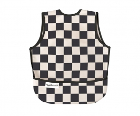 Babete impermevel Checkers Black