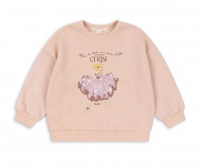 Moletom Lou Glitter Cameo Rose