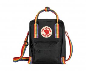 Borsa Tracolla Kanken Rainbow Sling Black