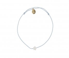 Pulseira azul branca Nacre Star 