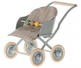 Passeggino Baby Mouse Maileg Blue