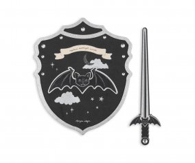 Dguisement Bouclier et pe Halloween Black