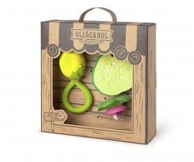 Confezione Regalo Newborn Rattle Lemon