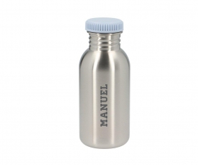 Garrafa de Ao Bsica Serenity Blue Personalizvel 500ml