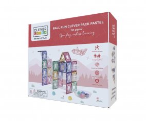 Ball Run Clever Pack Pastel 110 Piezas