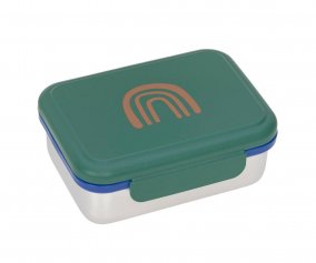 Lunch Box Steel Little Gang Rainbow Green