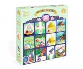 Puzzle Conto Os 3 Porquinhos