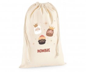 Saco Grande NOMBRE Personalizado Reyes Magos